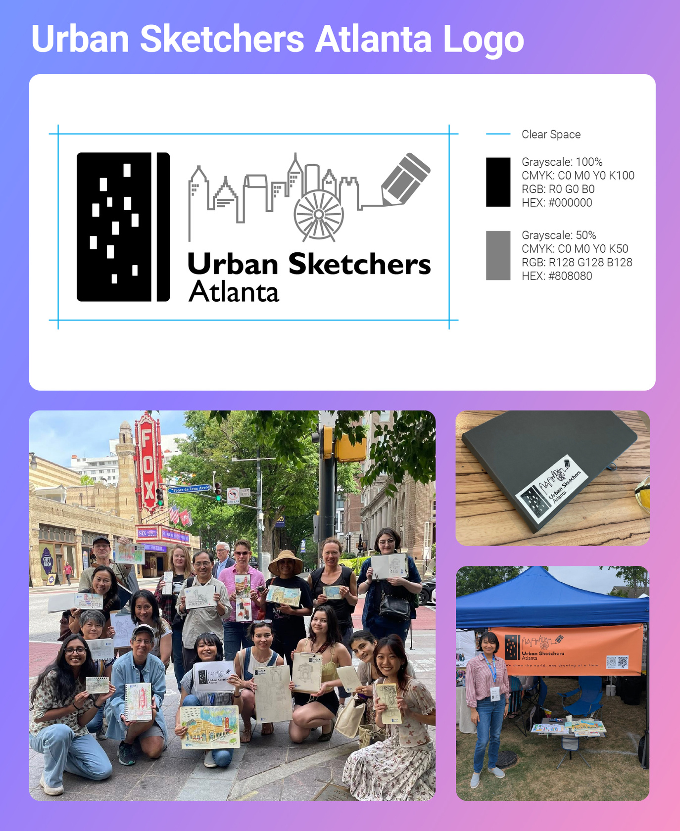Urban Sketchers Atlanta Logo Urban Sketchers Atlanta Logo Design and Usage
