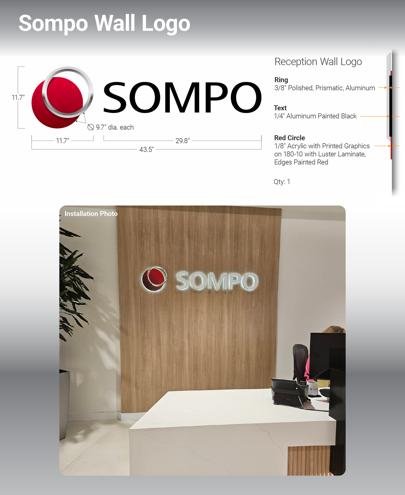 Sompo Wall Logo Sompo Wall Logo Design and Photo